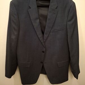 Tommy Hilfiger 44R Dark Gray Wool Suit Jacket